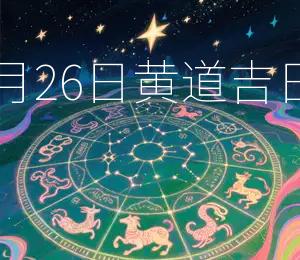 2025年11月26日黄道吉日开业大吉！