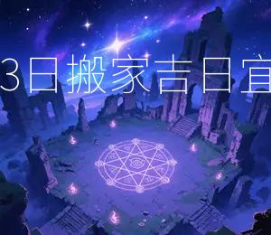 2025年11月3日搬家吉日：宜搬家，宜入宅