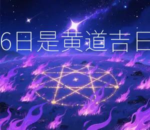 2025年9月26日是黄道吉日，宜嫁娶、开业