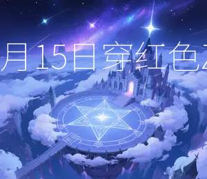 2026年10月15日穿红色Zui有好运