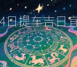 2026年1月24日提车吉日：宜提车，利出行
