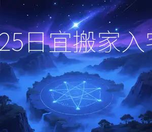 2026年5月25日宜搬家入宅，吉日良辰