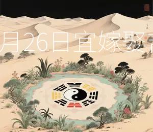 2026年7月26日宜嫁娶,吉星高照