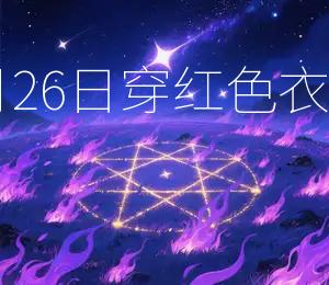 2026年7月26日穿红色衣物Zui旺运
