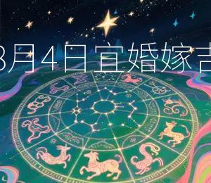 2026年8月4日宜婚嫁,吉星高照