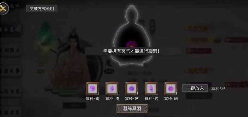 凝练冥羽