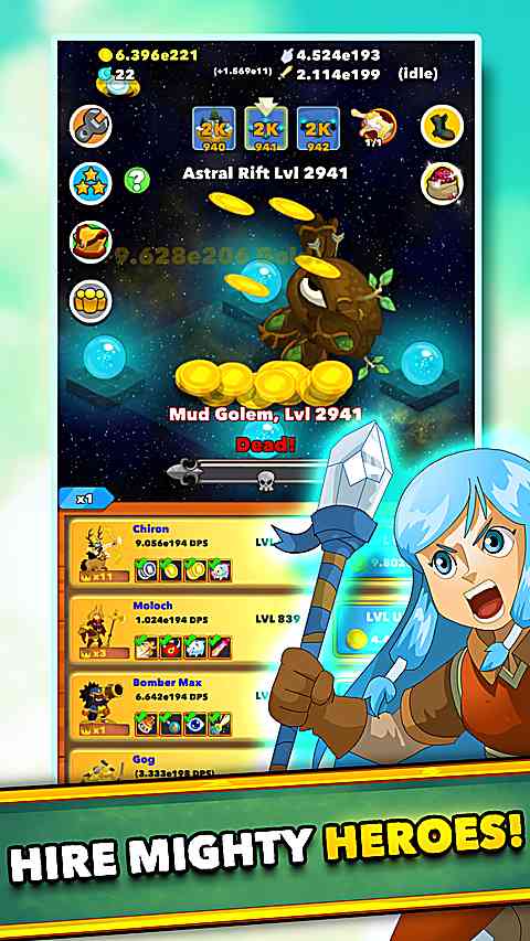 点击英雄手机版下载安装-点击英雄最新版(Clicker Heroes)下载 v2.7.6144安卓版截图